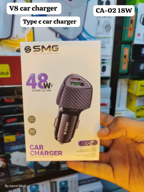 SMG CA02 48W DUAL PD + USB PORT CAR CHARGER - Image 4