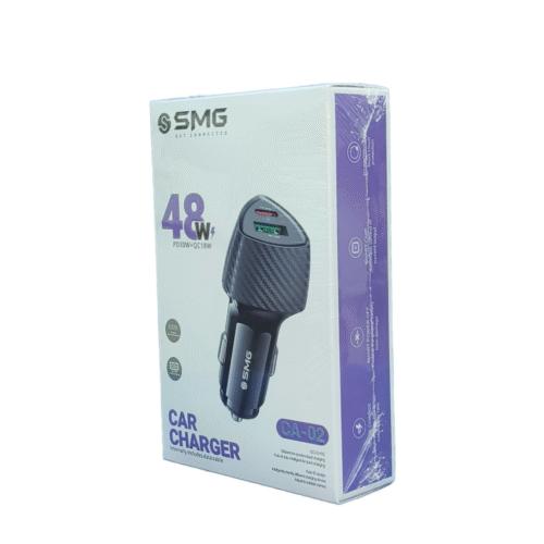 SMG CA02 48W DUAL PD + USB PORT CAR CHARGER