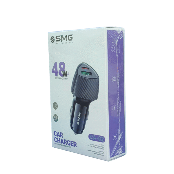 SMG CA02 48W PD + USB PORT CAR CHARGER