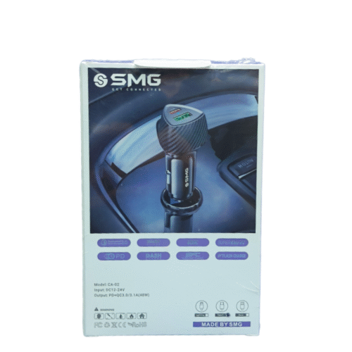 SMG CA02 48W DUAL PD + USB PORT CAR CHARGER - Image 2
