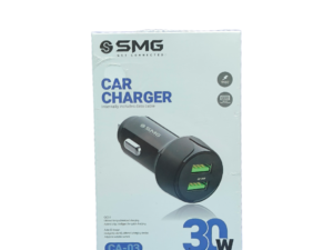 SMG CA03 30W DUAL USB PORTS 30W FAST CAR CHARGER
