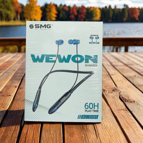 SMG BH81 WEWON 60H WIRELESS BLUETOOTH NECKBAND BUY 10 PCS GET 1 IRON FREE