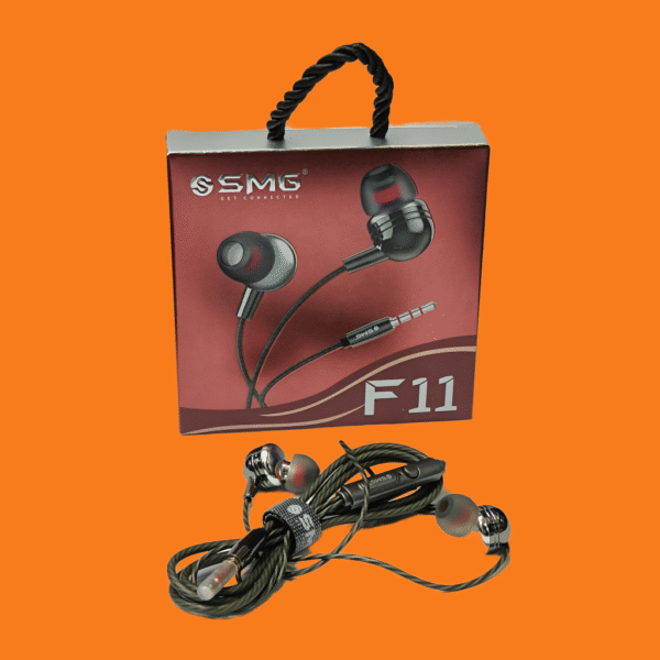 SMG F11 3.5MM JACK CHAMP EARPHONE BUY 50 PCS AND GET A BAG FREE