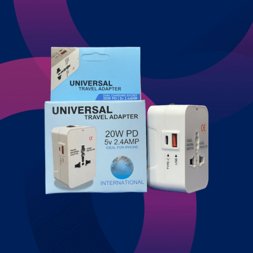 20W PD WITH USB INTERNATIONAL UNIVERSAL ADAPTER