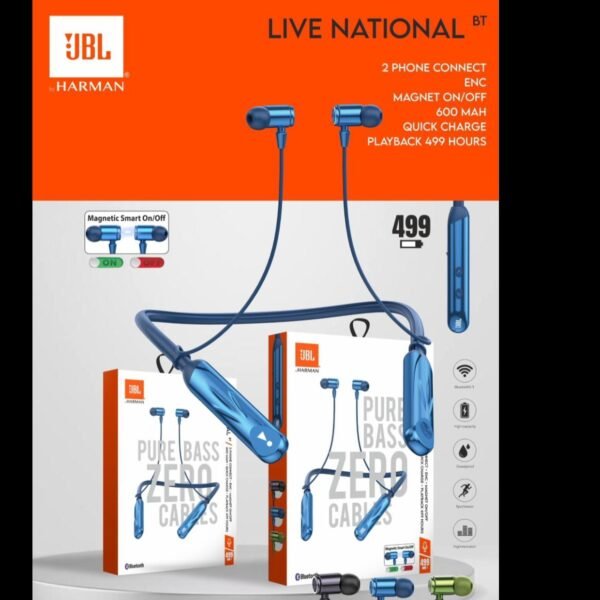 SMG JB 499H MEGNETIC WIRELESS BLUETOOTH NECKBAND