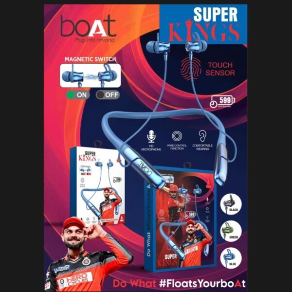 SMG 599H MEGNETIC ON OFF WIRELESS BLUETOOTH NECKBAND