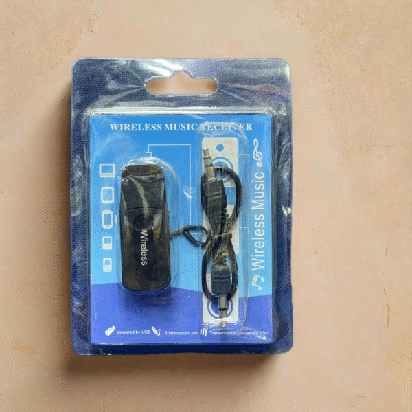 BLACK WIRELESS MUSIC RECEIVER