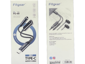 FITGEAR FG48 2IN1 TYPE C AUDIO CABLE