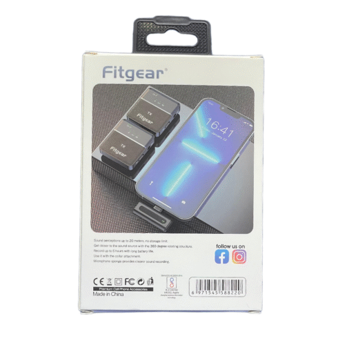 FITGEAR 2IN1 WIRELESS LEPAL MIC - Image 2