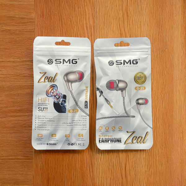 SMG G21 CHAMP POLY PACKING EARPHONE