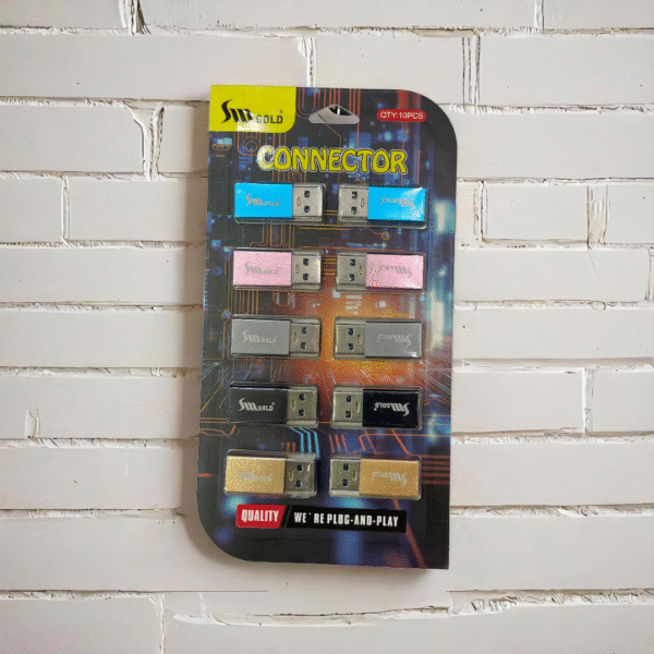 SM GOLD TYPE C TO USB METAL TUKDI