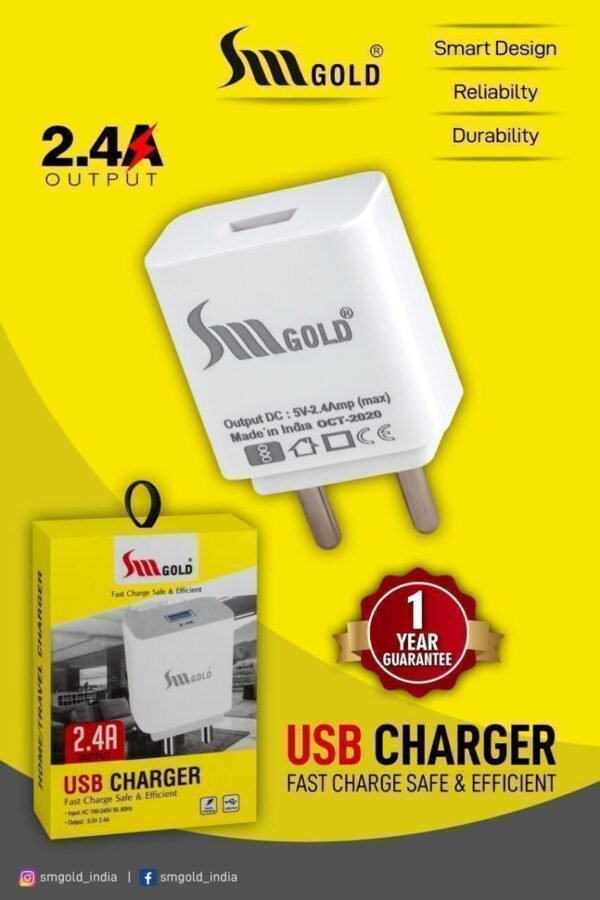 SM GOLD SM Z9 2.4 AMP ADAPTER