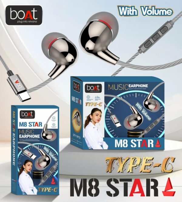 SMG M8 STAR TYPEC EARPHONE VOLUME CONTROL or
