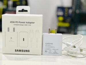 SAM SUNG 45W CHARGER (1 YEAR GARRENTY)