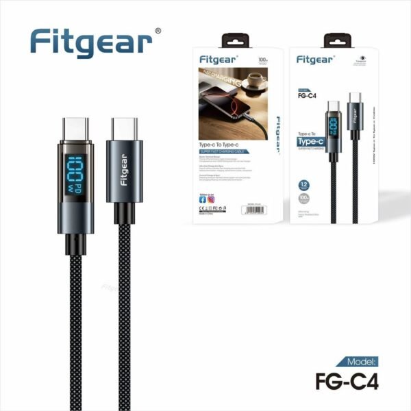 FITGEAR FG-C4 TYPEC TO TYPEC CABLE