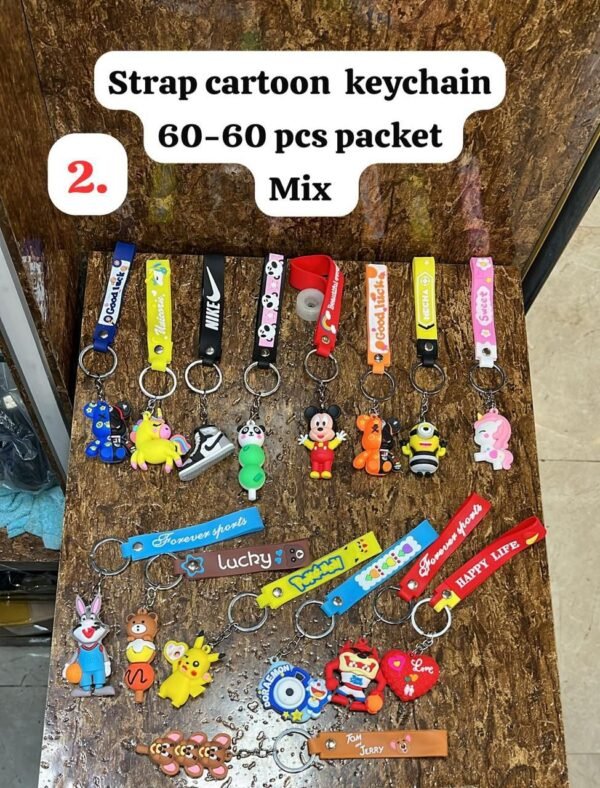strap cartoon design keychain