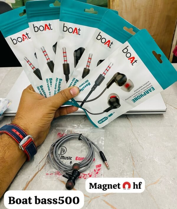 SMG BASS 500 MAGNETIC 🧲 EARPHONE