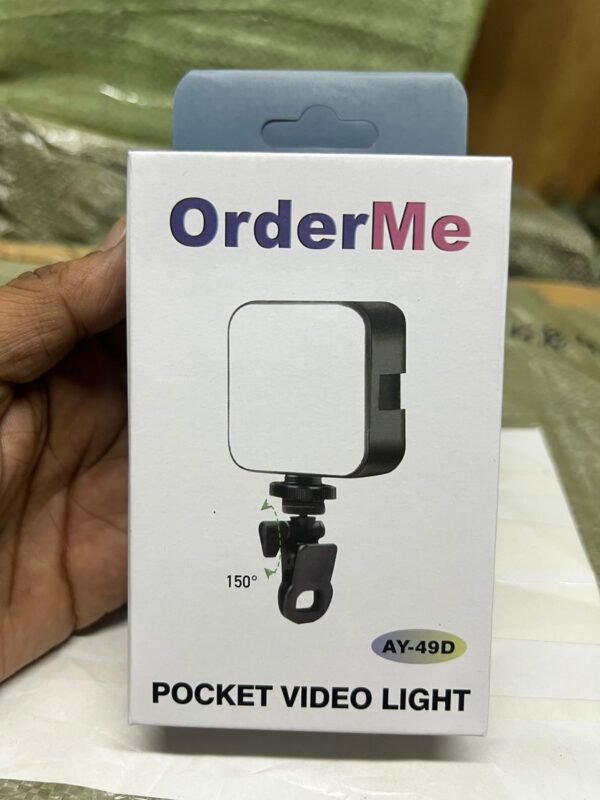 ORDER ME POCKET VIDEO Making LIGHT