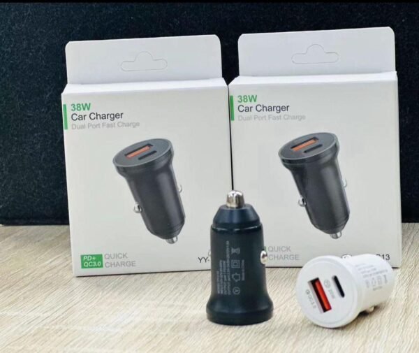38W PD+QC3.0 FAST CAR ADPATER