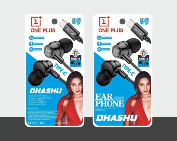 SMG ONE + DHASHU TYPEC MAGNETIC 🧲 EARPHONE