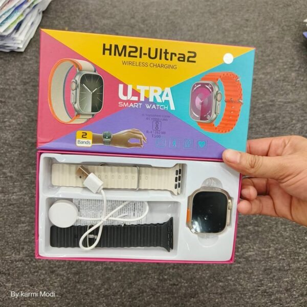 HM21-Ultra2 Smart Watch Wireless Charging