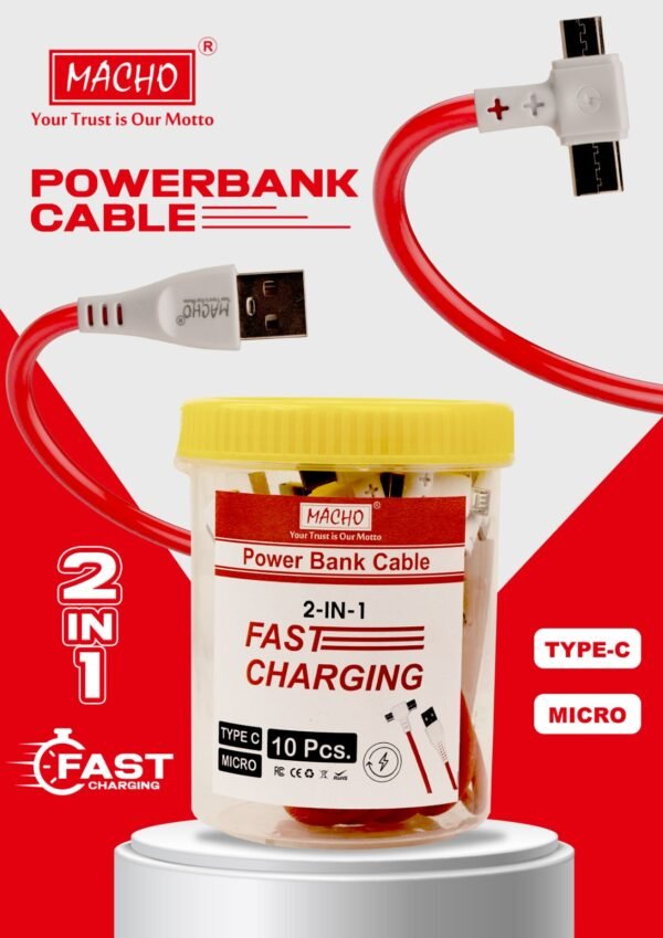 MACHO 2IN1 POWER BANK CABLE