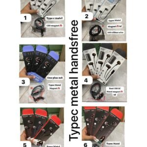 SMG TYPE C METAL MAGNETS MIX MODEL EARPHONES