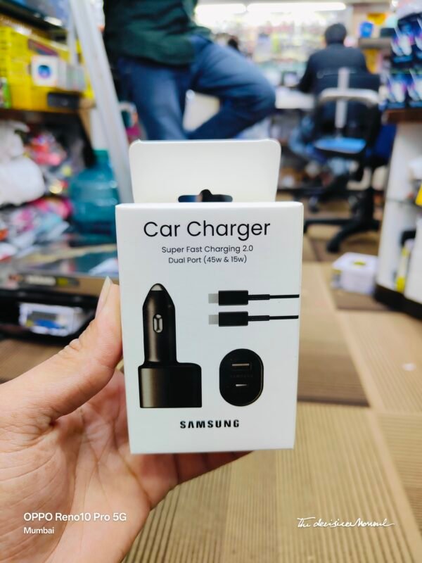 SAMSUNG 45W FAST CAR CHARGER