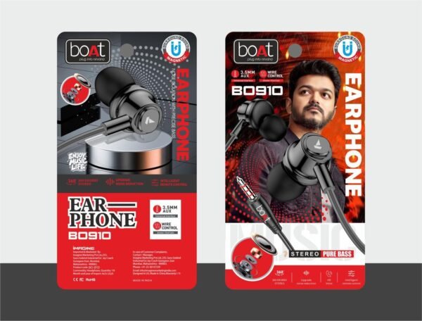 BOAT BO910 3.5mm EARPHONES