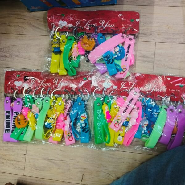 New teddy with strap small size keychain