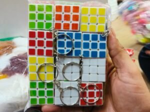 Rubiks cube keychain