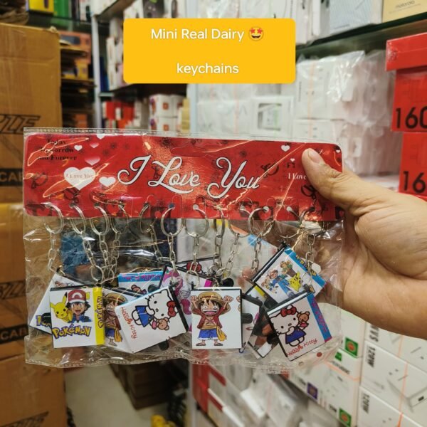 Mini diary (note book) keychain