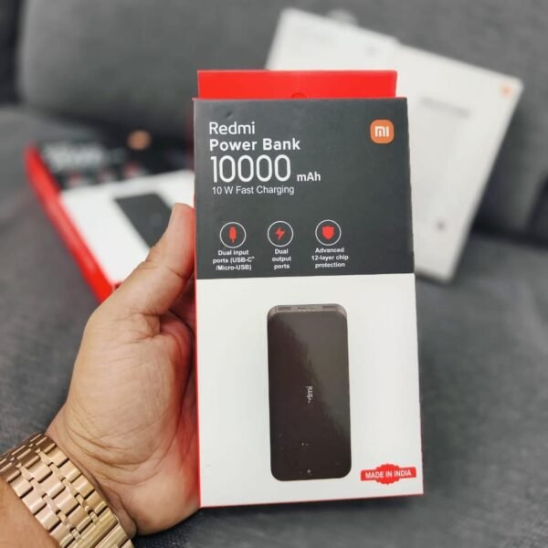 🔥 Redmi Power Bank 10000 mAh (10W Fast Charging)