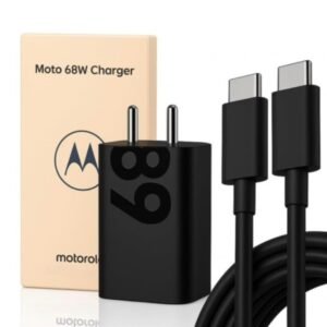 Motorola 68w fast charger with 1 year guarantee