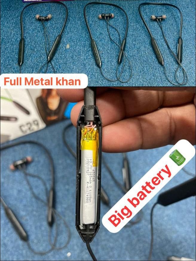 Mix Model Neckband With Big Battery Dual Packing Good Quality