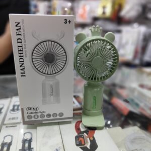 Mini Colourful Light Hendheld Fan