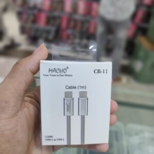 Macho cb11 C To C 120w Data Cable Cotton Wire with 1 year Guarantee