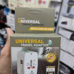 Universal Travel Adater + 2Usb port
