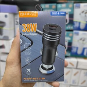 Yy c20 38w 2Usb+1Pd Car Charging Adapter