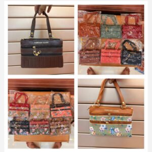 Forever Young Multi Zip Hand Bag