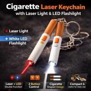 Sigrate Type Laser Light LED Flashlight Dual Button