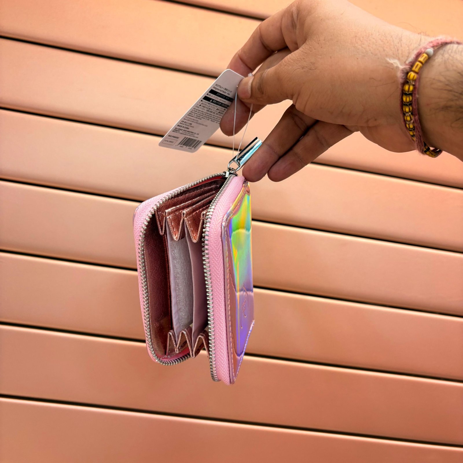 Holographic Zip Mini Wallet - Image 3