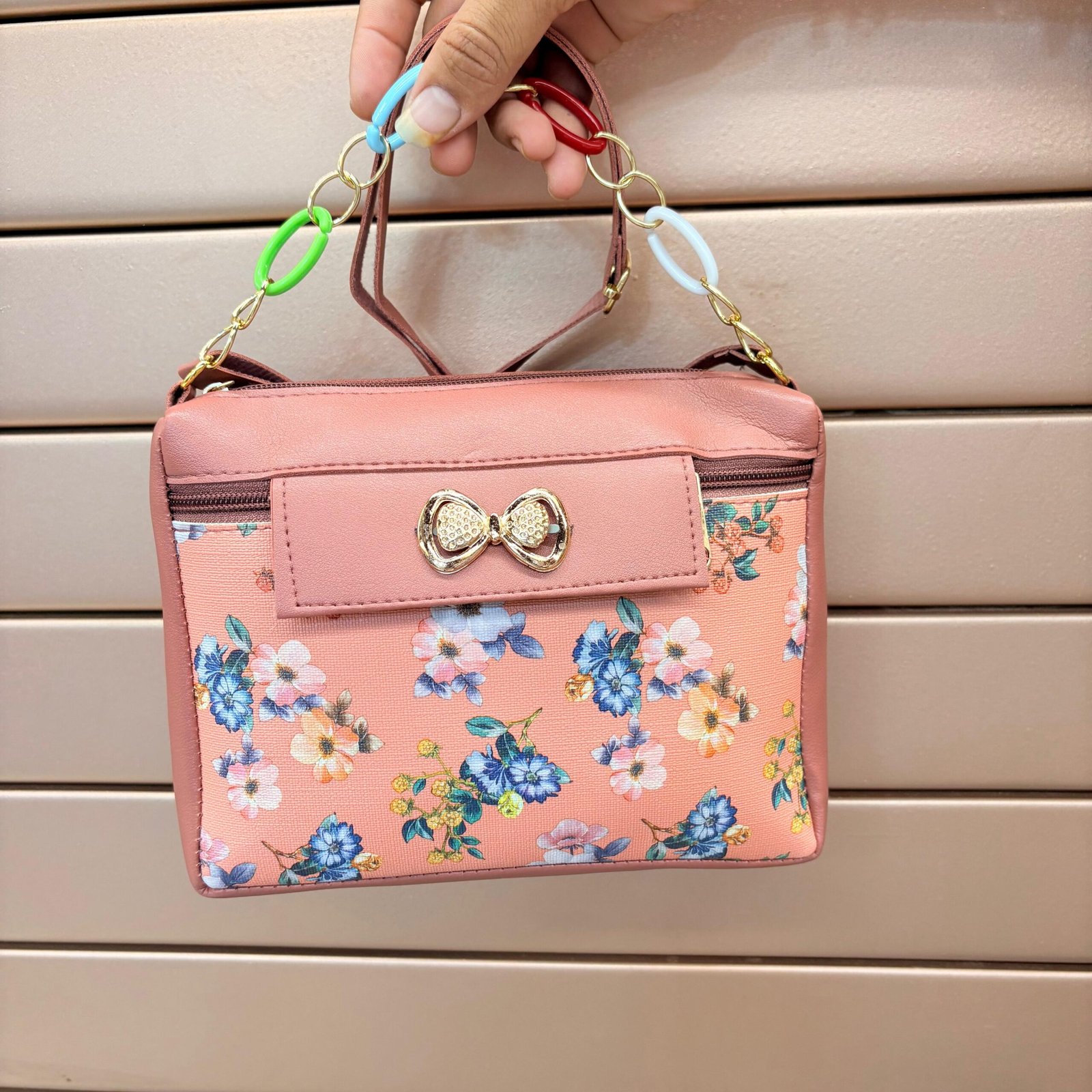 Flower Designer Woman Bag - Image 2