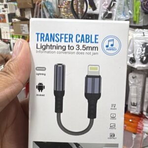 Lightning to 3.5mm audio converter