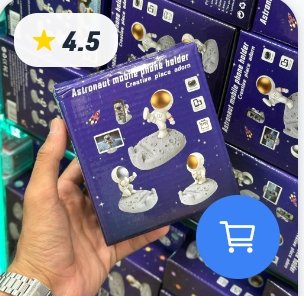 Astronaut Mobile Desktop Stand