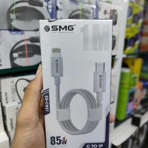 SMG Cb 57 C To IPhone 85W Fast Charging Cable With 1 Year Guarantee