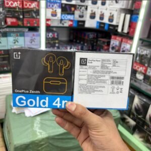 One Plus Gold 4R Hard Box Wireless Earbuds High Quality
