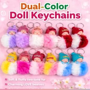 Doll Keychain Multi colour & Single Feet color
