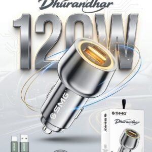 SMG New Car Charger Dhurandhar 120W SG-CA08