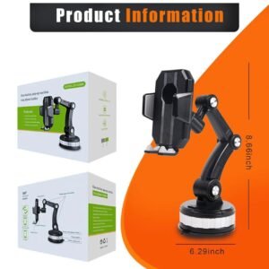 Car stand one button pop up suction cup 360 Rotation phone holder
